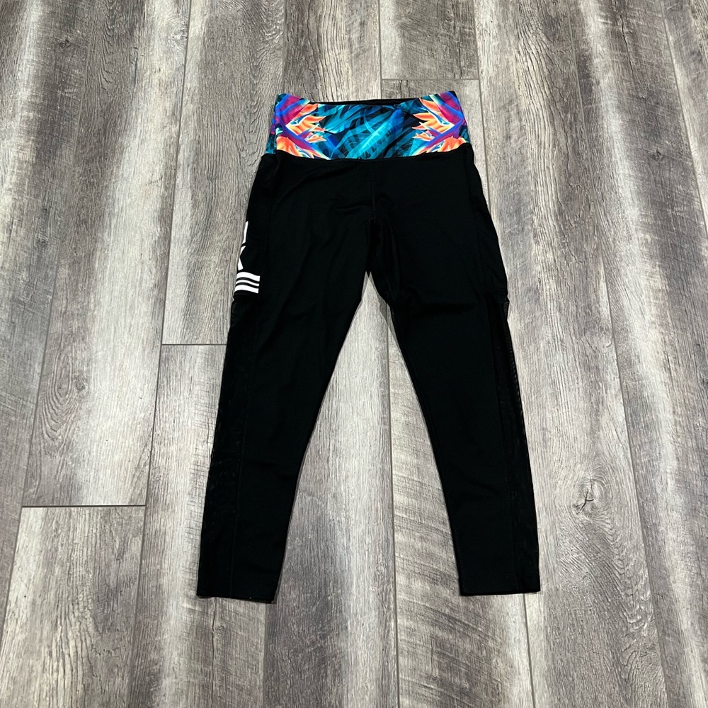VS Tropical Mesh Cropped Leggings